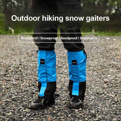 Waterproof LongTube Leg Covers With Elastic Strap For Hiking  Skiing 2