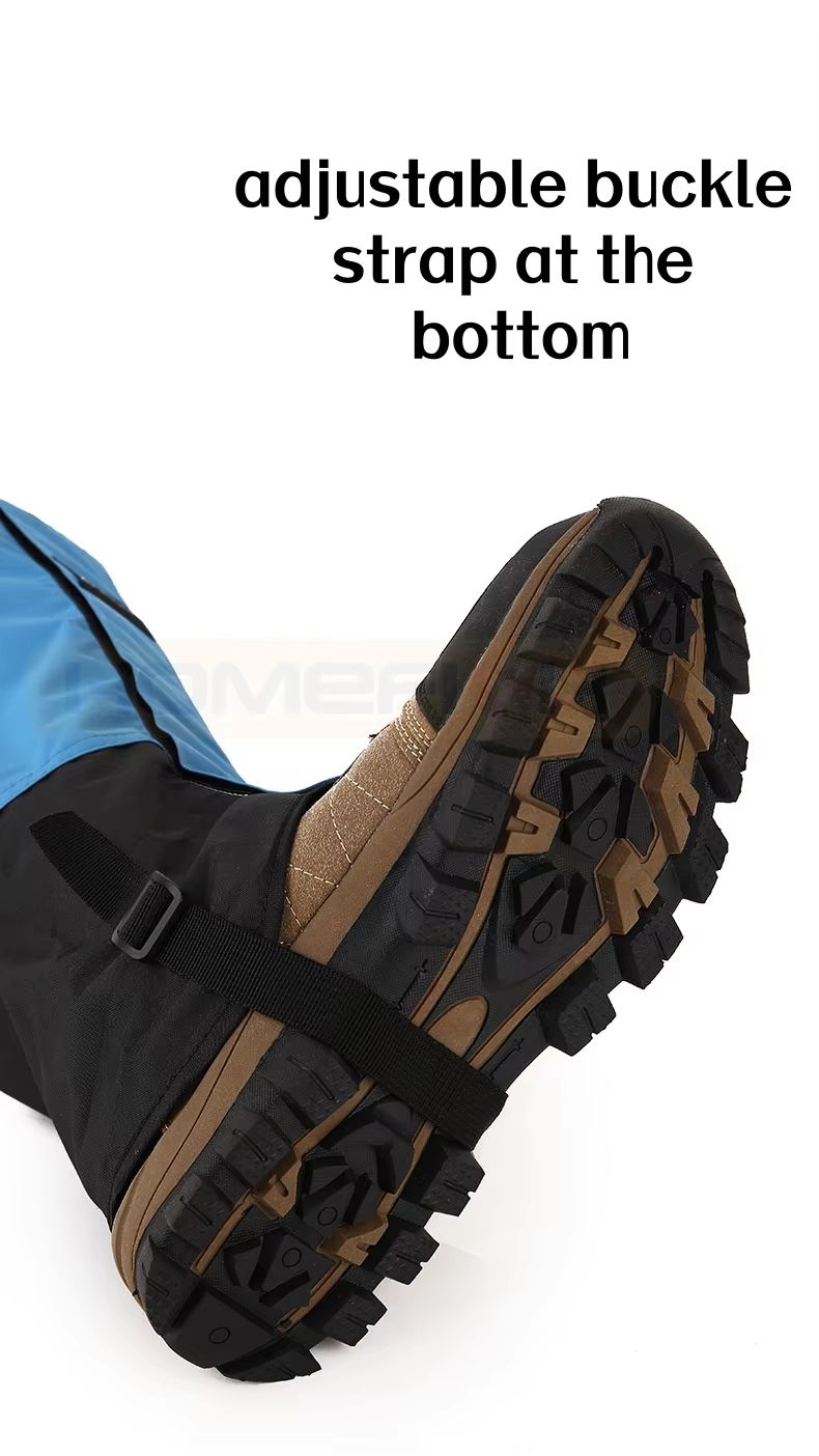 Waterproof LongTube Leg Covers With Elastic Strap For Hiking  Skiing 4