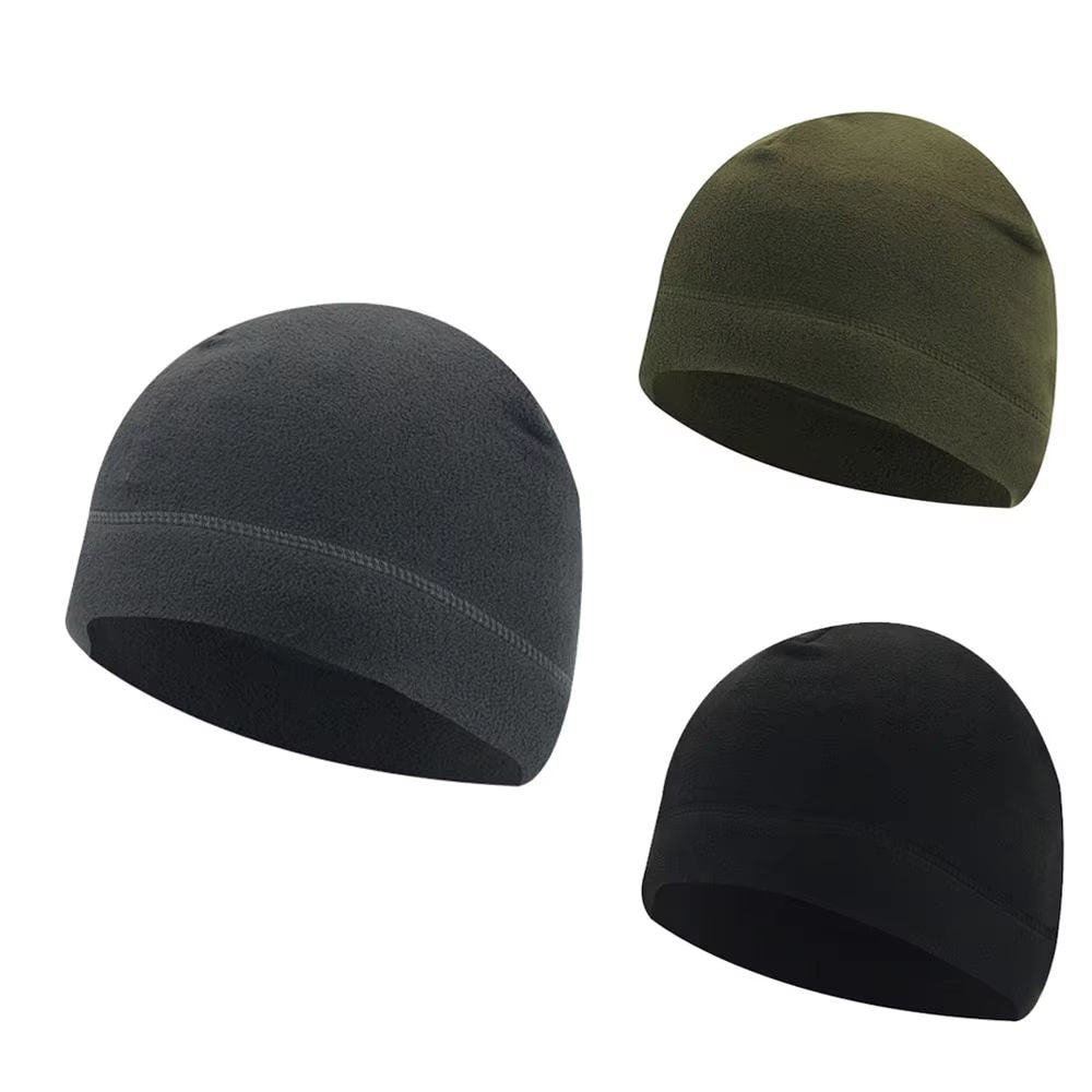 Unisex Soft Polar Fleece Windproof Skull Cap Beanie