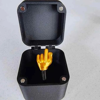 Out Of The Box Popup Middle Finger Novelty Funny Prank Gift Creative Desk Home Decor Christmas Gift 3