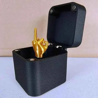 Out Of The Box Popup Middle Finger Novelty Funny Prank Gift Creative Desk Home Decor Christmas Gift 4