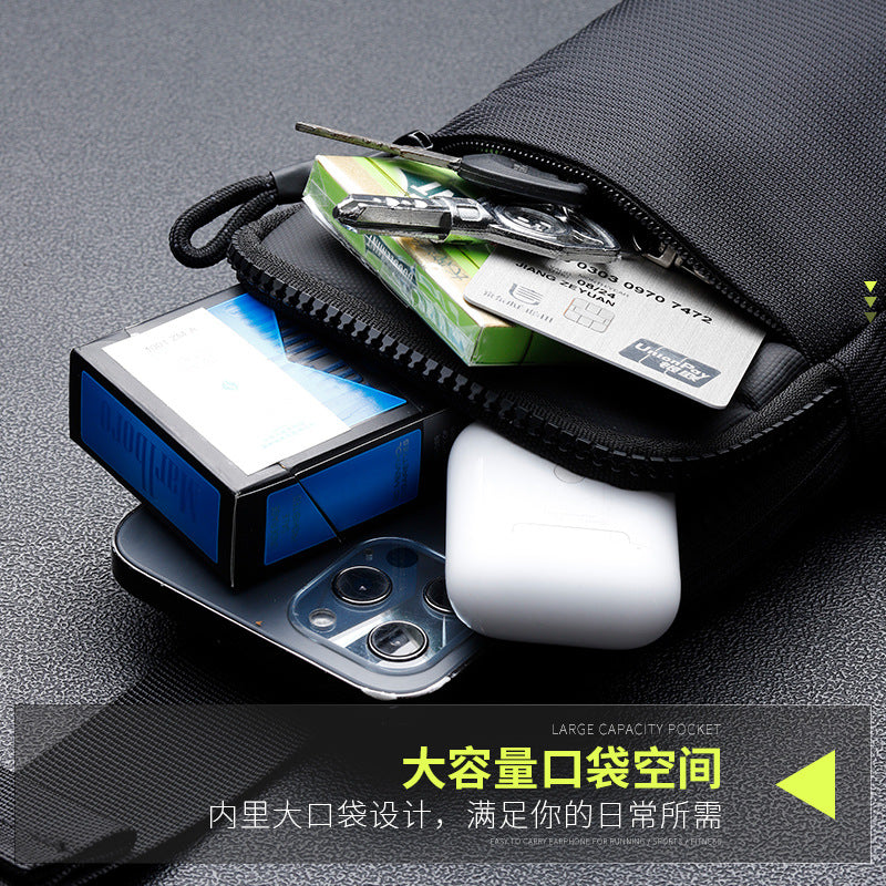 Nylon Waterproof Outdoor Sport Chest Bag Casual Men Shoulder Bag Large Capacity Travel Phone Pouch  3