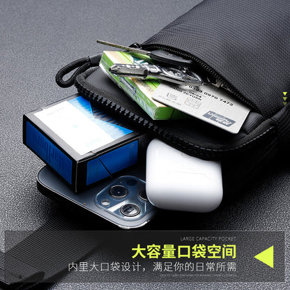 Nylon Waterproof Outdoor Sport Chest Bag Casual Men Shoulder Bag Large Capacity Travel Phone Pouch  3