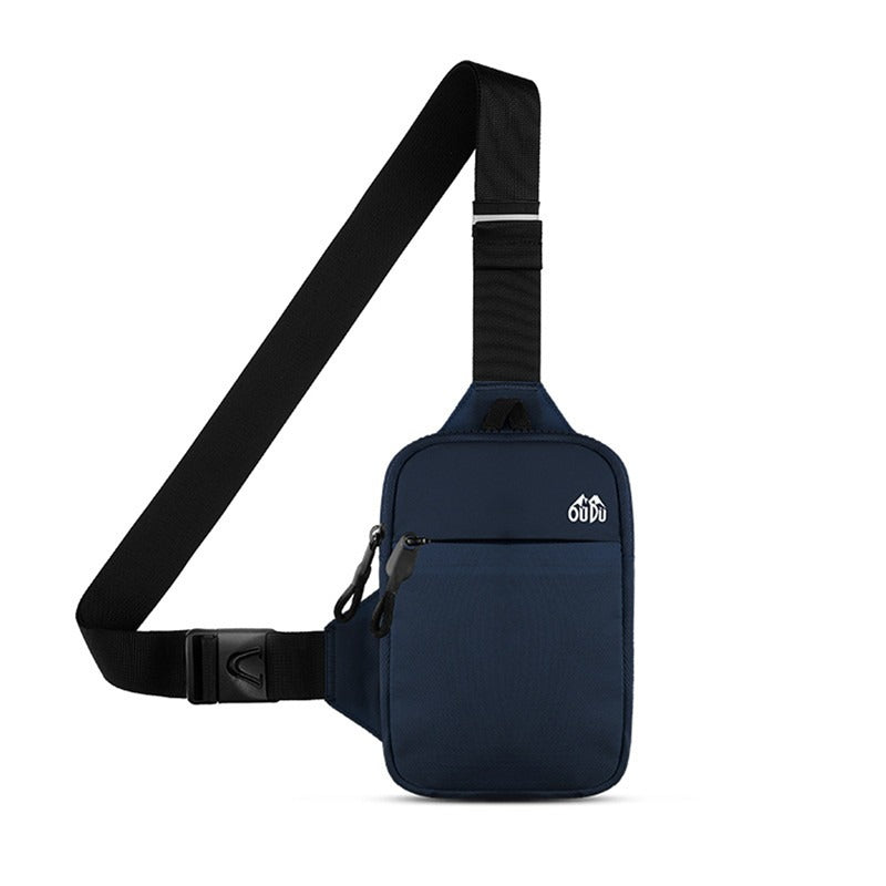 Nylon Waterproof Outdoor Sport Chest Bag Casual Men Shoulder Bag Large Capacity Travel Phone Pouch  6