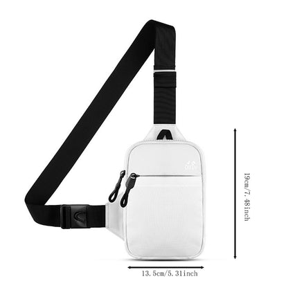 Nylon Waterproof Outdoor Sport Chest Bag Casual Men Shoulder Bag Large Capacity Travel Phone Pouch  9