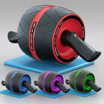 Rebound Ab Roller With Knee Mat  Core Strength Trainer Wheel 1