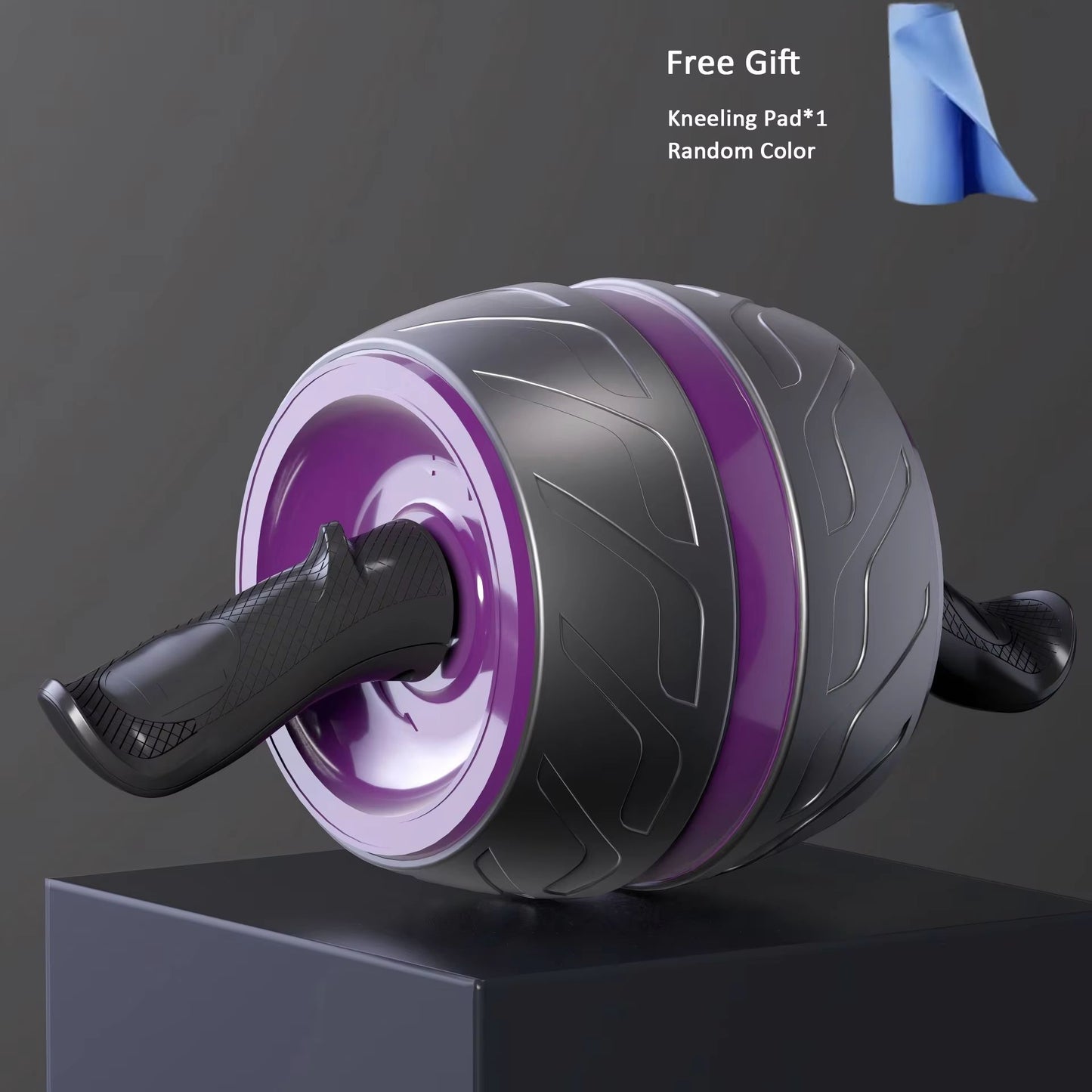 Rebound Ab Roller With Knee Mat  Core Strength Trainer Wheel 6