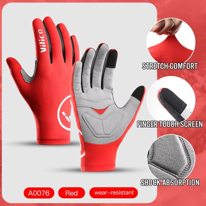 Vilico Professional Outdoor Cycling Gloves TouchScreen ShockAbsorption 8