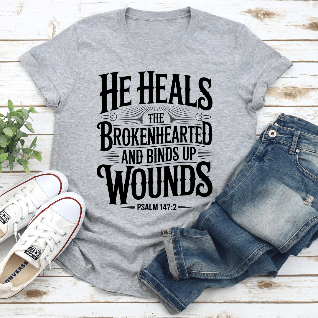 He Heals The Brokenhearted Tee 3