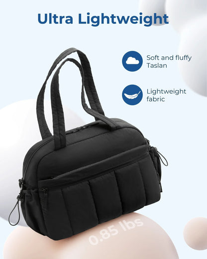 Travel Bag Womens Carry On Storage Organizer With Shoulder Strap Large Capacity Sport Gym Bag 4