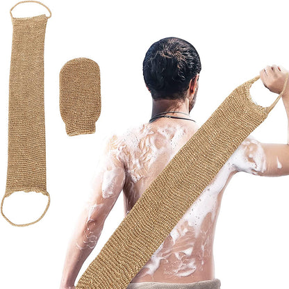 Bath Towel, Shower Towel, Back Body Exfoliating Belt, Shower Scrubber, Body Cleaning, Bathroom Shower Strap