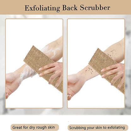 Bath Towel Shower Towel Back Body Exfoliating Belt Shower Scrubber Body Cleaning Bathroom Shower St 2