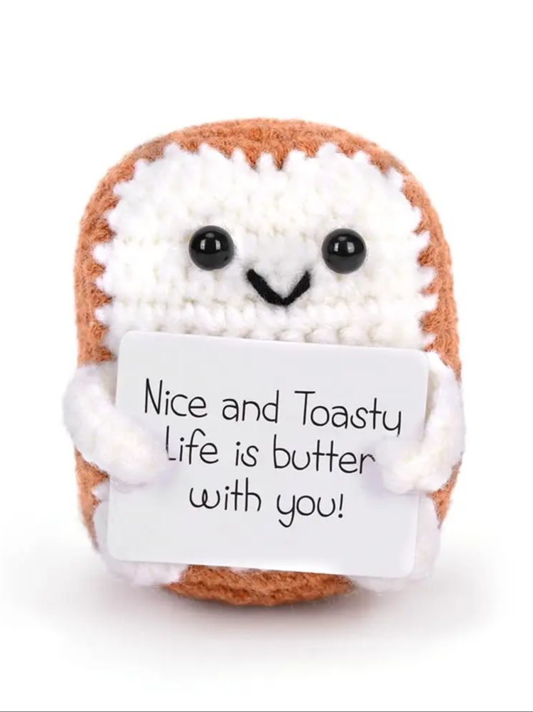 Creative Mini Handmade Ornaments, Crocheted Plush Decorative Ornaments, Valentine's Day, Christmas Decorations