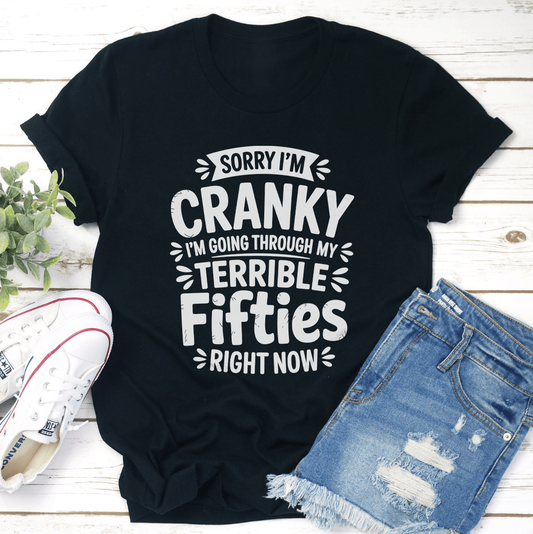 Sorry Im Cranky Im Growing Throw Tee 3