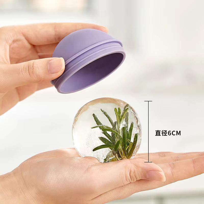 Premium Silicone Spherical Ice Ball Maker  Whiskey  Beverage Ice Mold Tray 2