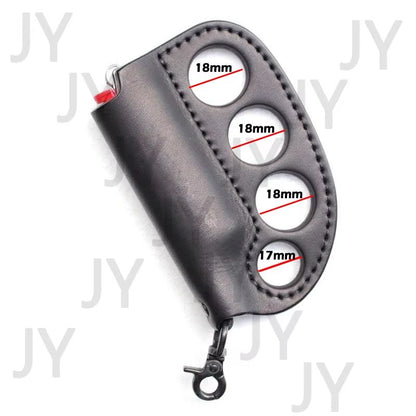 PULeather Portable MultiPurpose Lighter Case  SelfDefense Keychain 2