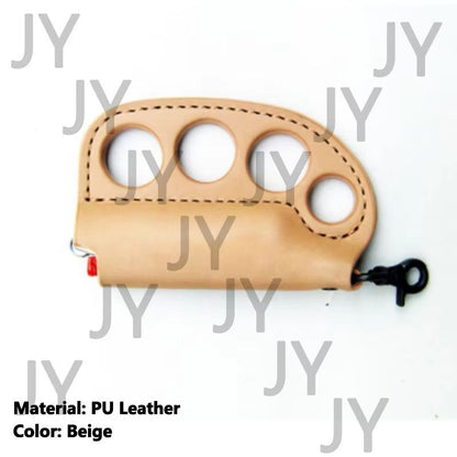 PULeather Portable MultiPurpose Lighter Case  SelfDefense Keychain 6
