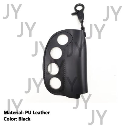 PULeather Portable MultiPurpose Lighter Case  SelfDefense Keychain 8