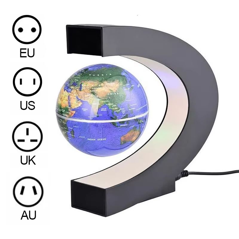 Magnetic Floating Levitation Globe LED World Map Lamp 2
