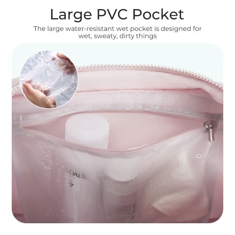Large Capacity Travel Bag For Women Commuter Shoulder Bag Handbag Crossbody For School Work Gym And 4
