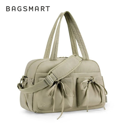 Large Capacity Travel Bag For Women Commuter Shoulder Bag Handbag Crossbody For School Work Gym And 7