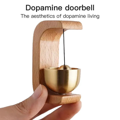 Dopamine Wind-bell, Magnetic Inhalation, Home Wind-bell, Beech Car, Copper Bell, Walnut Copper Ornament, Door Reminder