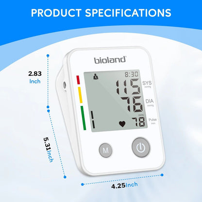 Bioland 2005 Automatic UpperArm Blood Pressure Monitor Home Digital Blood Pressure Machine 11