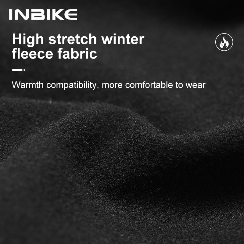 Mens MTB Cycling Clothing 3D Padded Winter Cycling Bib Pants Thermal Fleece Cold Weather Bike Bib T 2