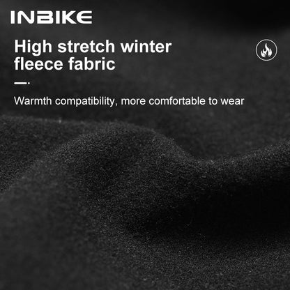 Mens MTB Cycling Clothing 3D Padded Winter Cycling Bib Pants Thermal Fleece Cold Weather Bike Bib T 2