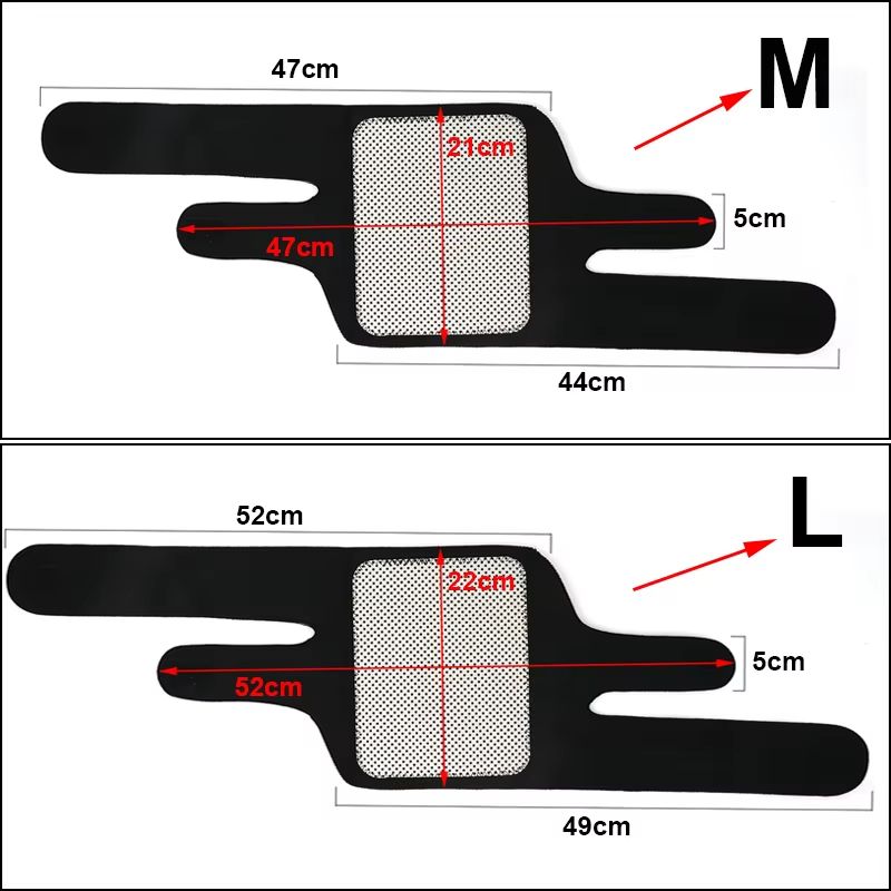 Tourmaline SelfHeating Magnetic Therapy Knee Pad Support Sleeve 3