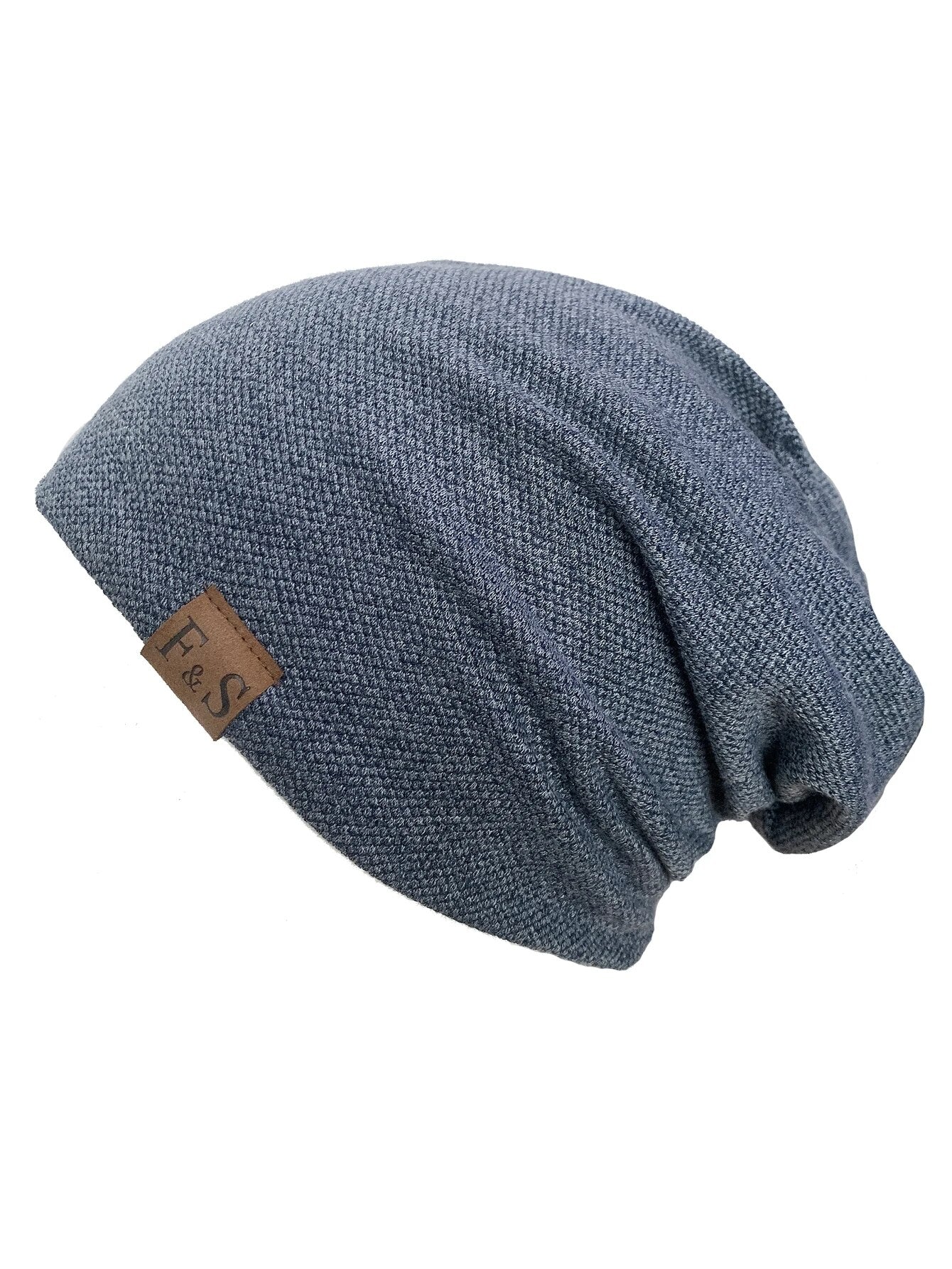 Fashionable Solid Hip-hop Style Beanie, Warm Knitted Hat, For Men And Women