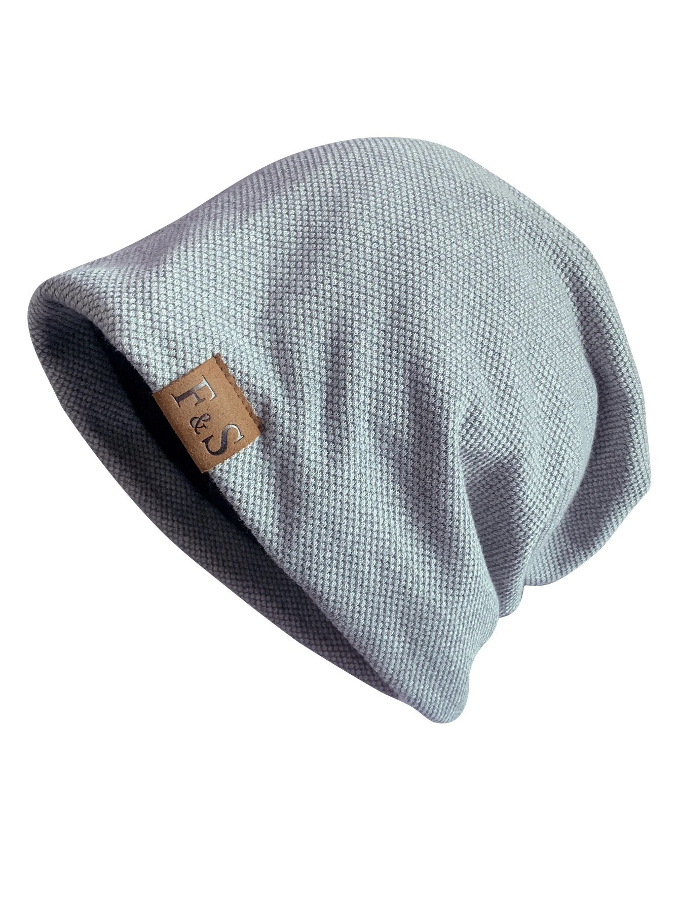 Fashionable Solid Hip-hop Style Beanie, Warm Knitted Hat, For Men And Women