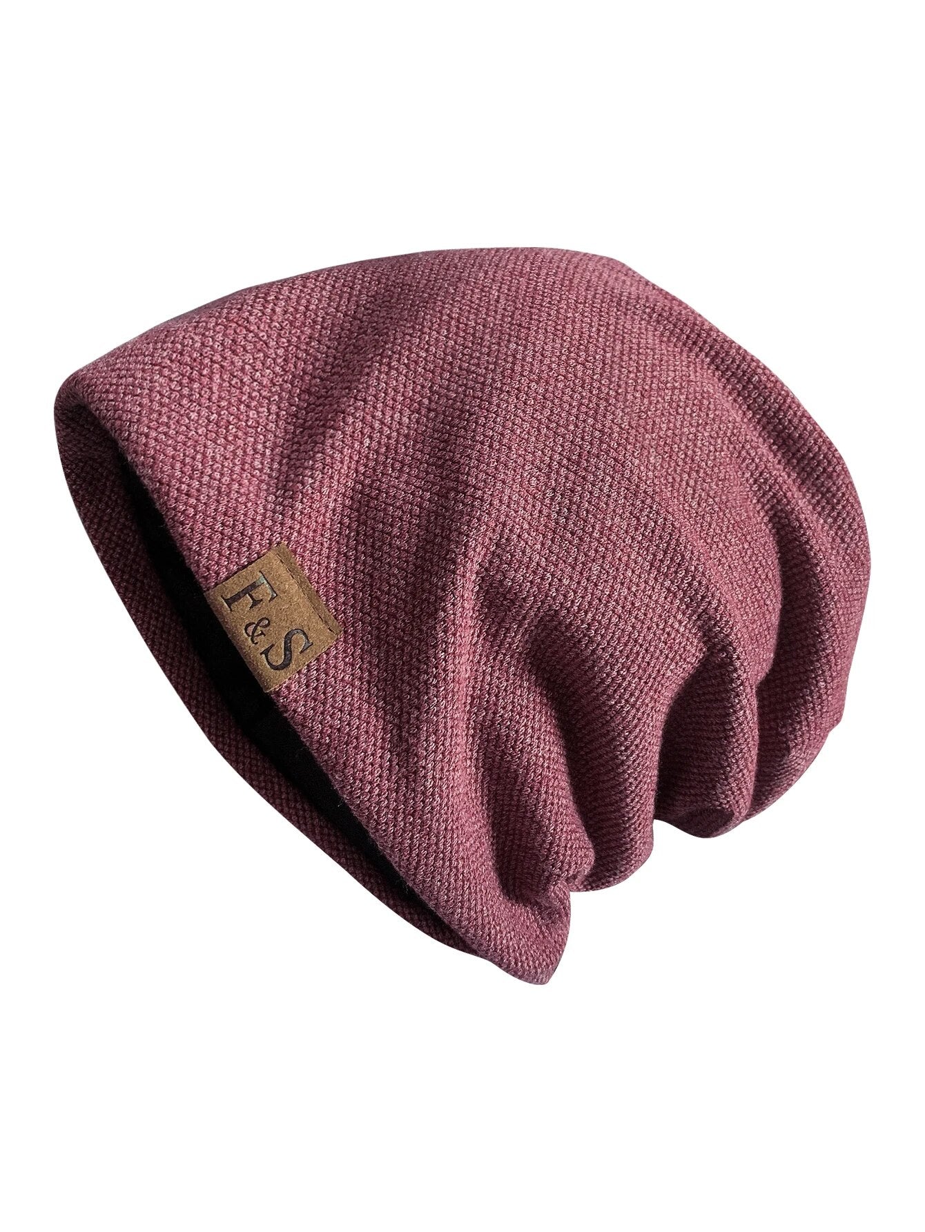 Fashionable Solid Hip-hop Style Beanie, Warm Knitted Hat, For Men And Women