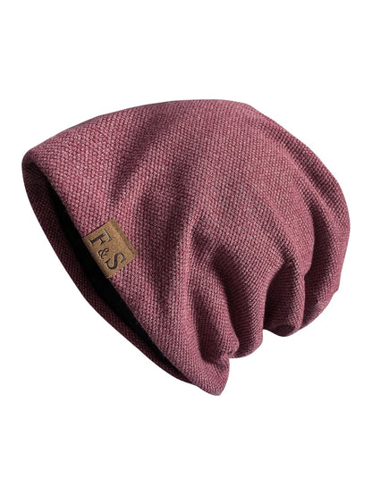 Fashionable Solid Hip-hop Style Beanie, Warm Knitted Hat, For Men And Women
