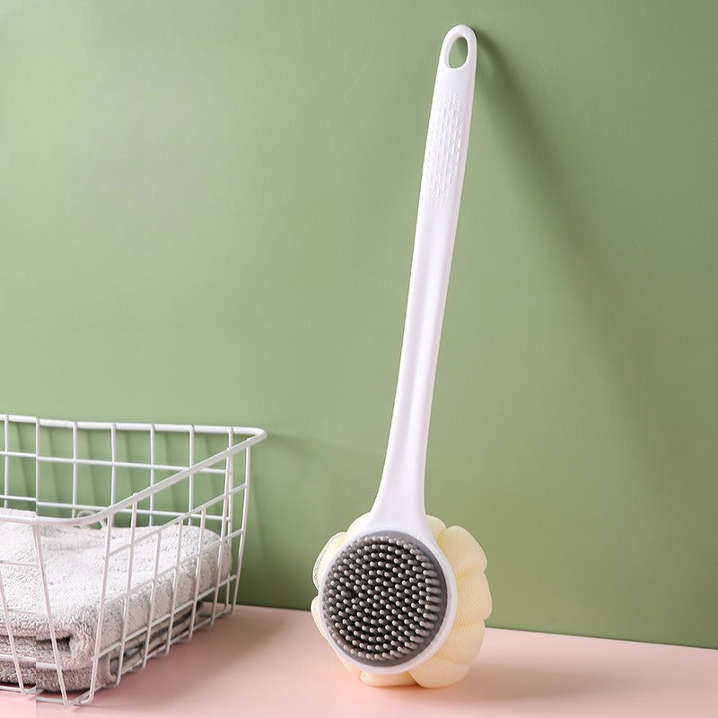 Shower Back Scrubber Soft Silicone Body Long Handle Back Brush Exfoliating Bath Brush Skin Health B 7