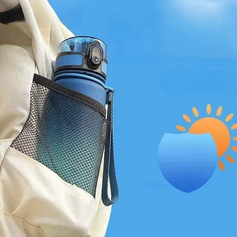 Large Capacity Gradient Color Sports Water Bottle Plastic Fitness Jug For Outdoor Gym Travel 3