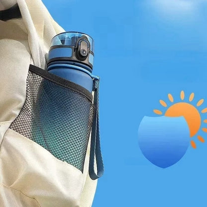 Large Capacity Gradient Color Sports Water Bottle Plastic Fitness Jug For Outdoor Gym Travel 3