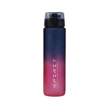 Large Capacity Gradient Color Sports Water Bottle Plastic Fitness Jug For Outdoor Gym Travel 9