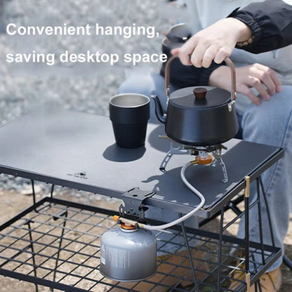Multipurpose Outdoor Gas Tank Hook With Hanging Plate  Bottle Opener 1