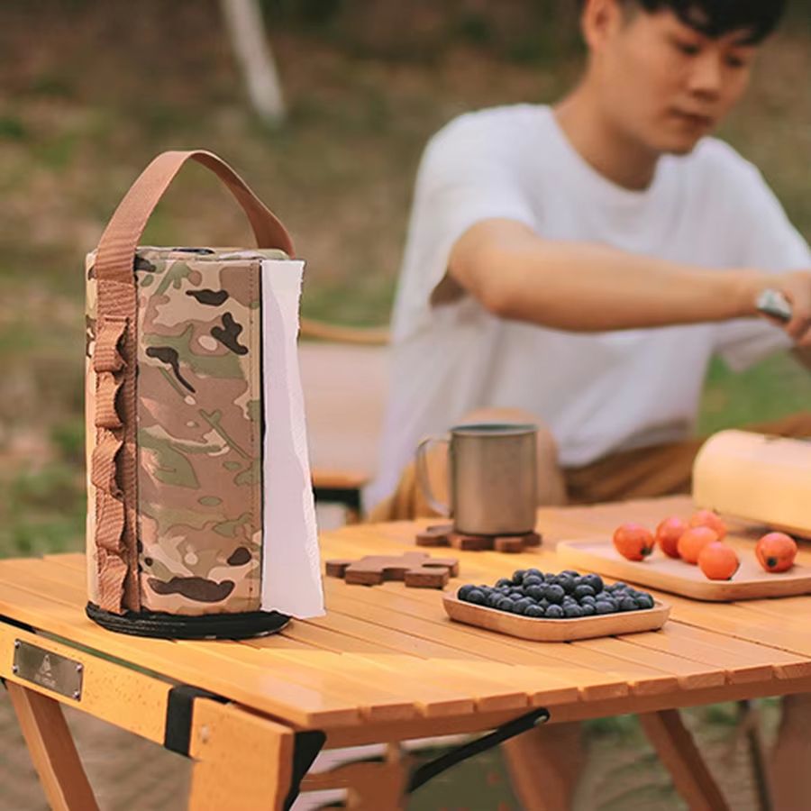 Waterproof Hanging Roll Paper Storage Case For Camping  Outdoor Use 1