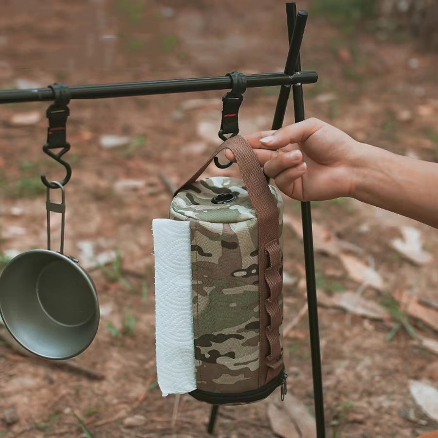 Waterproof Hanging Roll Paper Storage Case For Camping  Outdoor Use 2