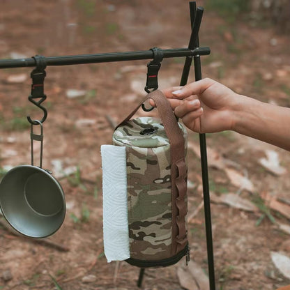 Waterproof Hanging Roll Paper Storage Case For Camping  Outdoor Use 2