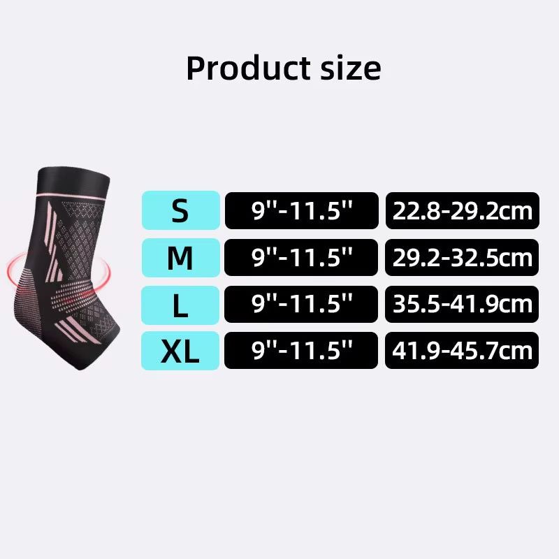 HighElastic Knitted Ankle Protector Sleeve For Sports  AntiSprain Support 1