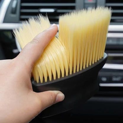 Soft brush car interior sweeping dust, car wash tool, air outlet dust cleaning brush