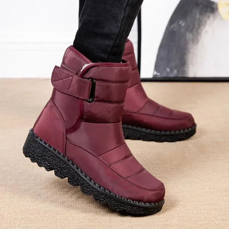 Women Waterproof Non Slip Winter Snow Boots 4