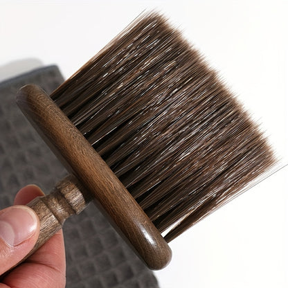 Soft Bristle Walnut Wood Coffee Grinder Cleaning Brush, Multi Use Brush For Laptops Keyboards Cameras Car Interiors
