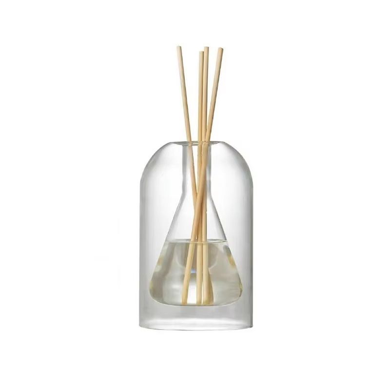 Aromatherapy Diffuser Bottle Glass Modern Home Decorations Essential Oil With Diffusers Sticks Tran 6