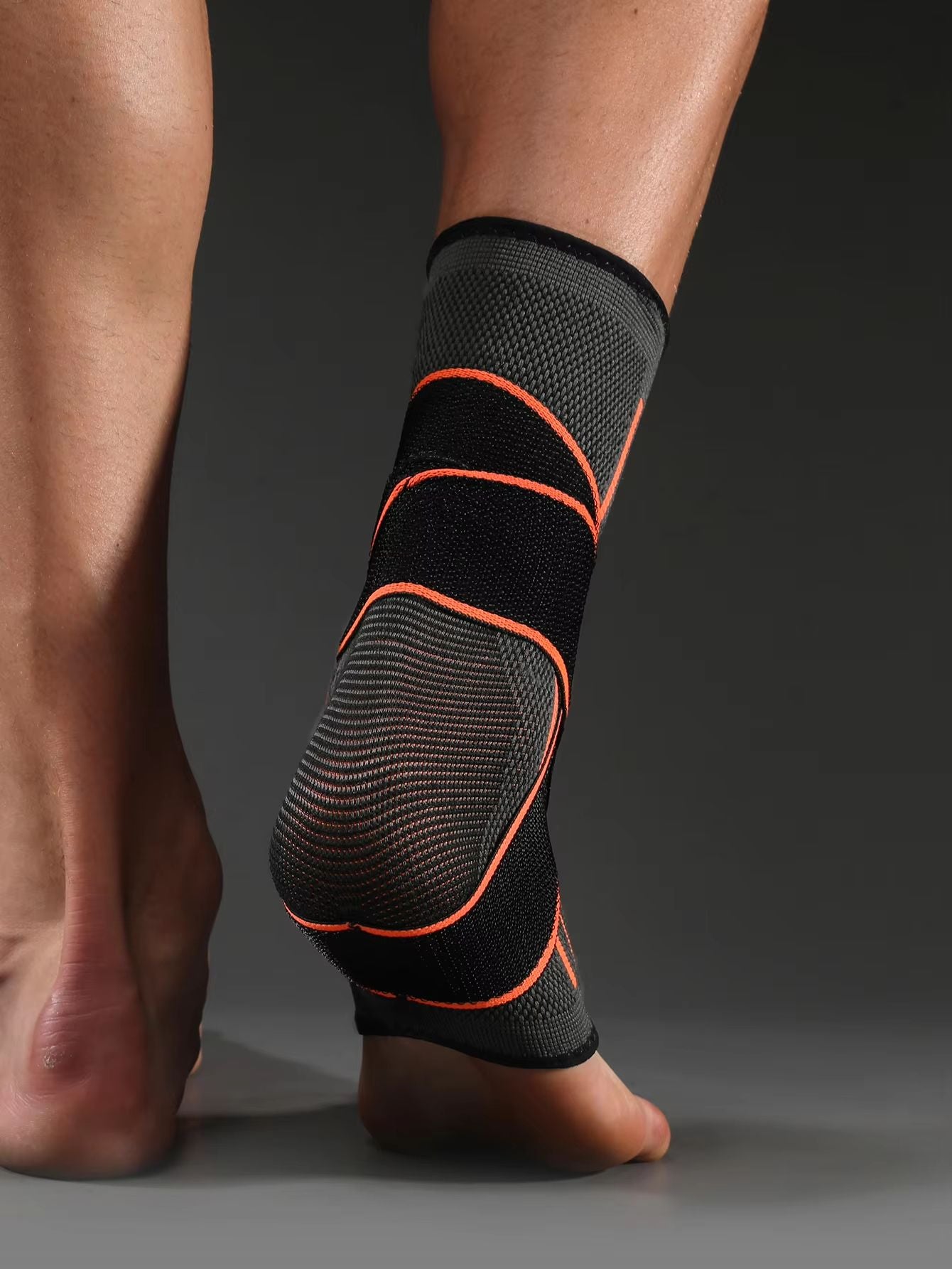 Adjustable Strap Compression Ankle Brace Sleeve With Arch Support  Foot Stabilizer 1