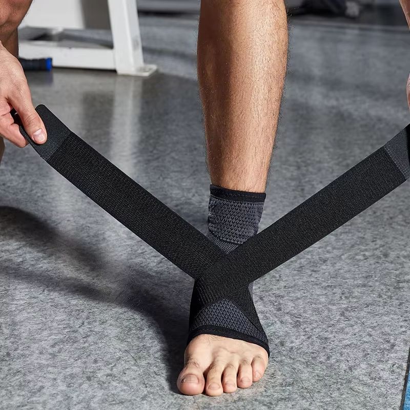 HighElastic Knitted Pressurized Ankle Protector Sleeve For Sports 1