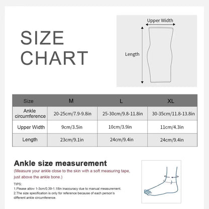 HighElastic Knitted Pressurized Ankle Protector Sleeve For Sports 2
